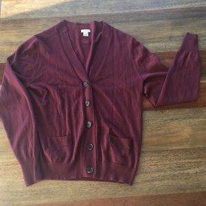 J. Crew Red Women’s Cardigan